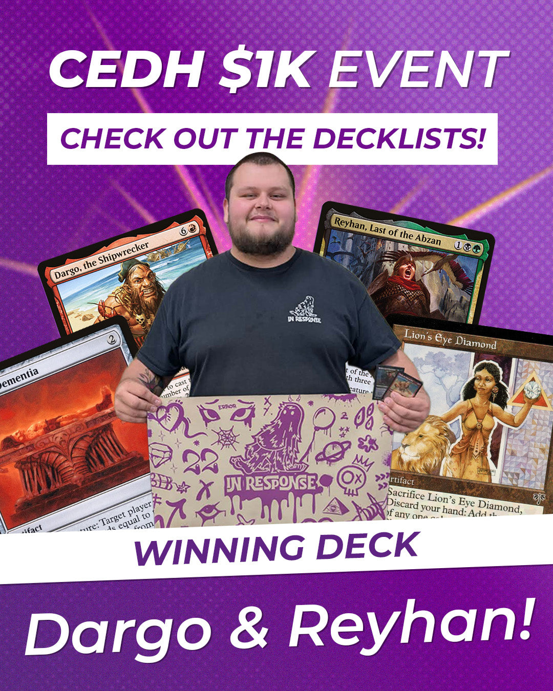 MTG Season 13 CEDH $1K+ | Top 4 Decklists | Sunday, September 13, 2026