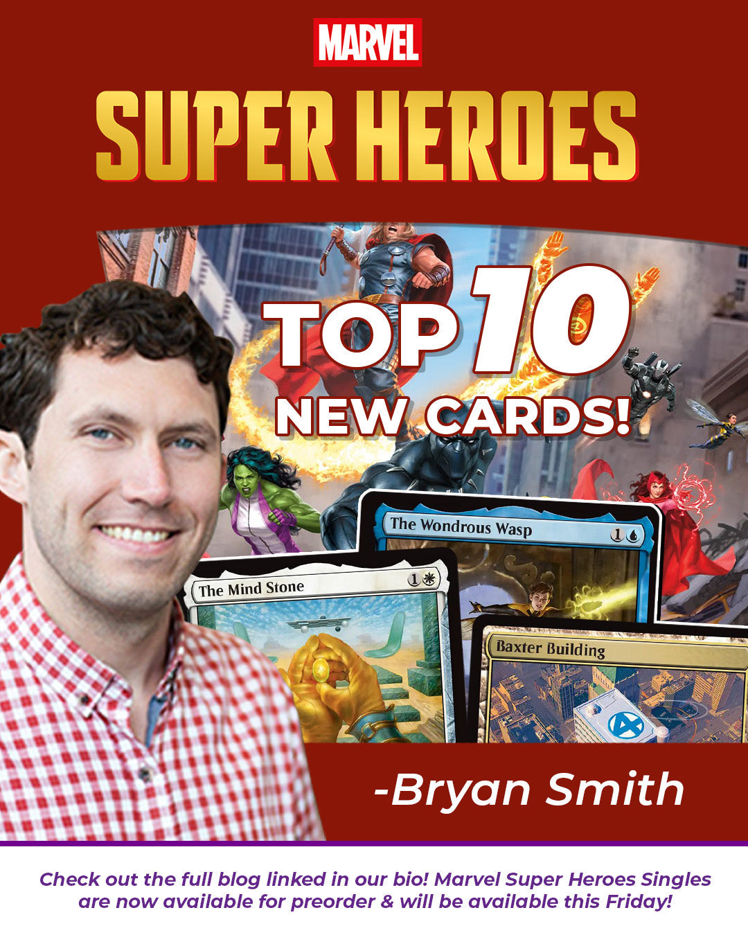 Top 10 Commander Cards from Marvel Super Heroes!
