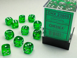 Chessex Translucent D6 36pack Dice