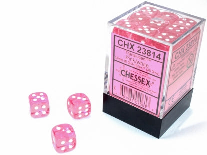 Chessex Translucent D6 36pack Dice