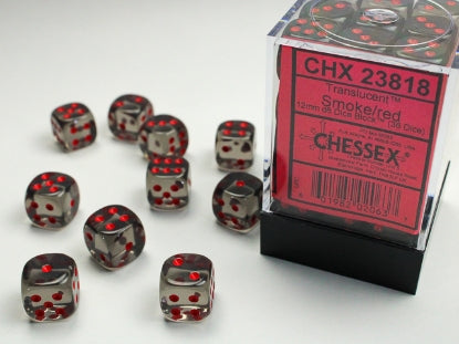 Chessex Translucent D6 36pack Dice
