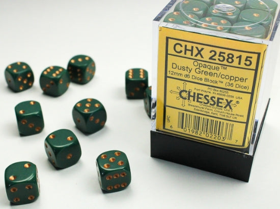 Chessex Opaque D6 36pack Dice