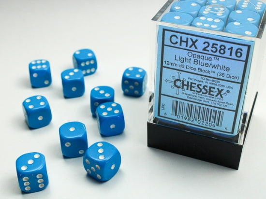Chessex Opaque D6 36pack Dice