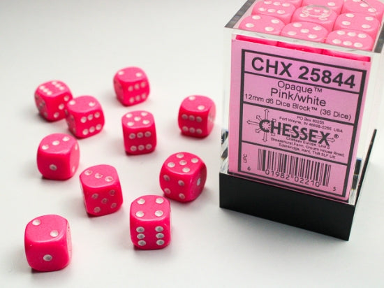 Chessex Opaque D6 36pack Dice