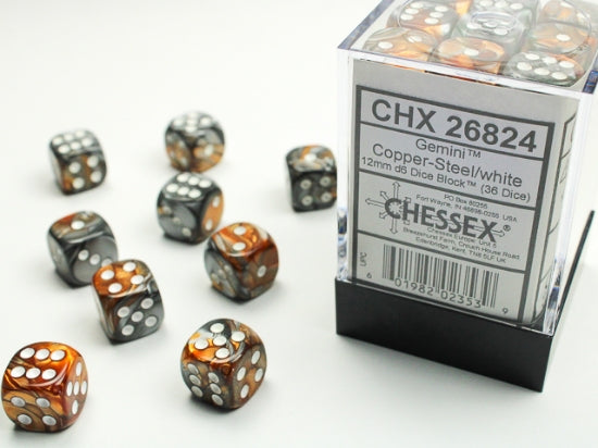 Chessex Gemini D6 12pack Dice