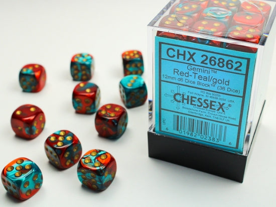 Chessex Gemini D6 36pack Dice