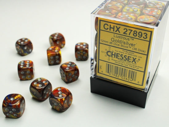 Chessex Lustrous D6 36pack Dice