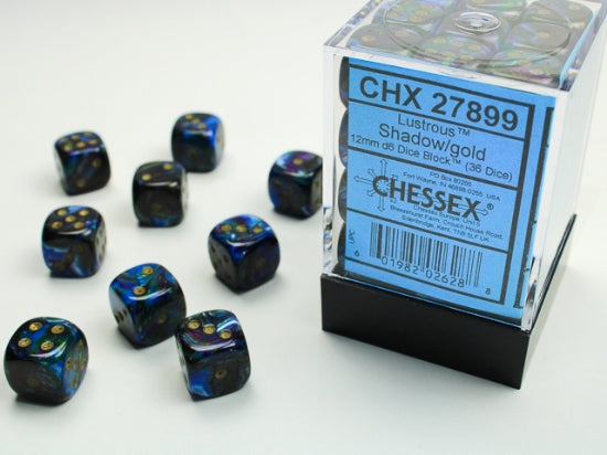 Chessex Lustrous D6 36pack Dice