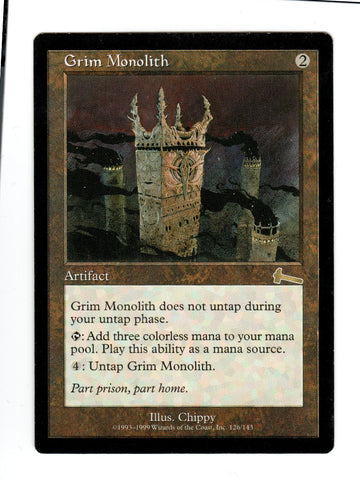 Scan HV-0161 - Grim Monolith - Urza's Legacy