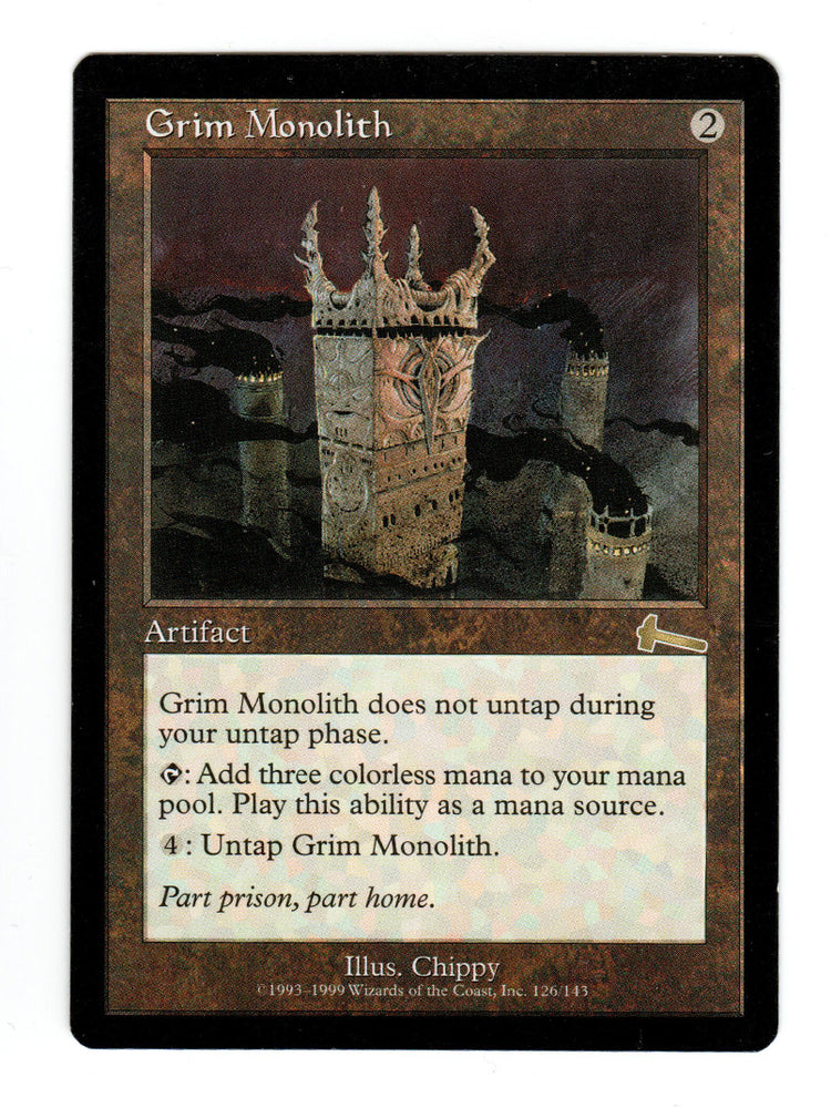 Scan HV-0162 - Grim Monolith - Urza's Legacy