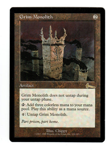 Scan HV-0162 - Grim Monolith - Urza's Legacy
