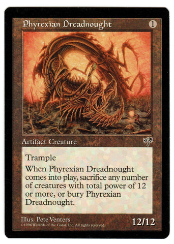 Scan HV-0196 - Phyrexian Dreadnaught - Mirage