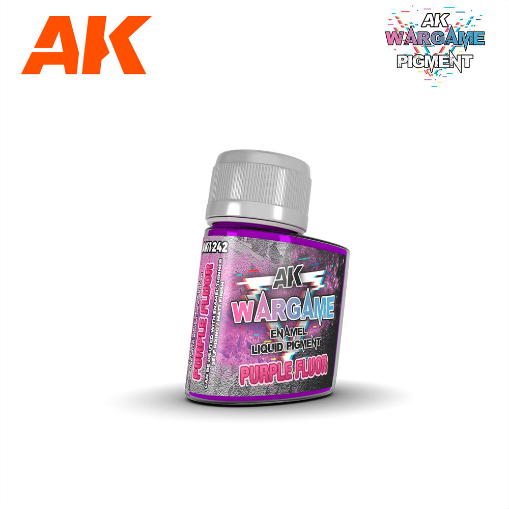 AK Interactive Purple Fluorescent Liquid Pigment AK1242