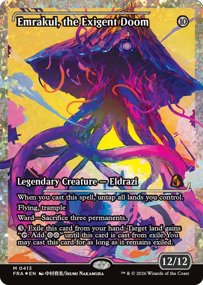 Emrakul, the Exigent Doom (Showcase) (Fracture Foil) [Reality Fracture]