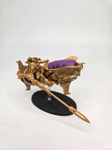 ADEPTUS CUSTODES - SHIELD CAPTAIN ON DAWNEAGLE JETBIKE - WARHAMMER 40K (A1293)