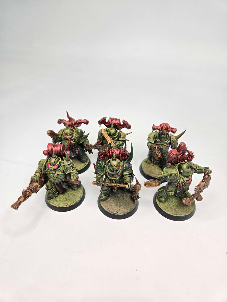DEATH GUARD - PLAGUE MARINES (6) - WARHAMMER 40K (A1442)