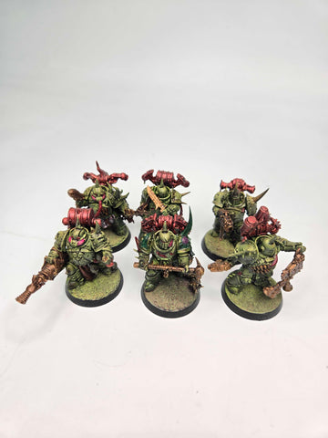 DEATH GUARD - PLAGUE MARINES (6) - WARHAMMER 40K (A1442)