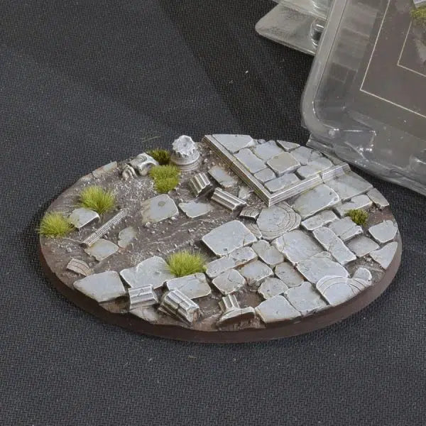 Gamers Grass Battle Ready Bases - Temple - Oval 120mm (x1)