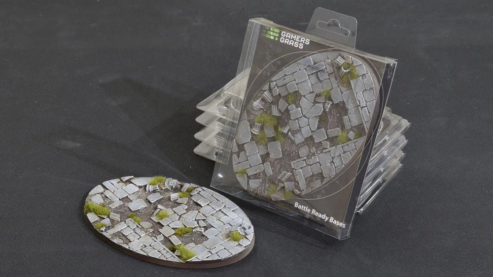 Gamers Grass Battle Ready Bases - Temple - Oval 170mm (x1)