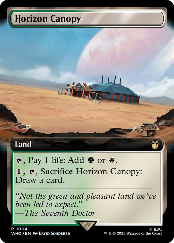 Horizon Canopy (Extended Art) (Surge Foil) [Doctor Who]