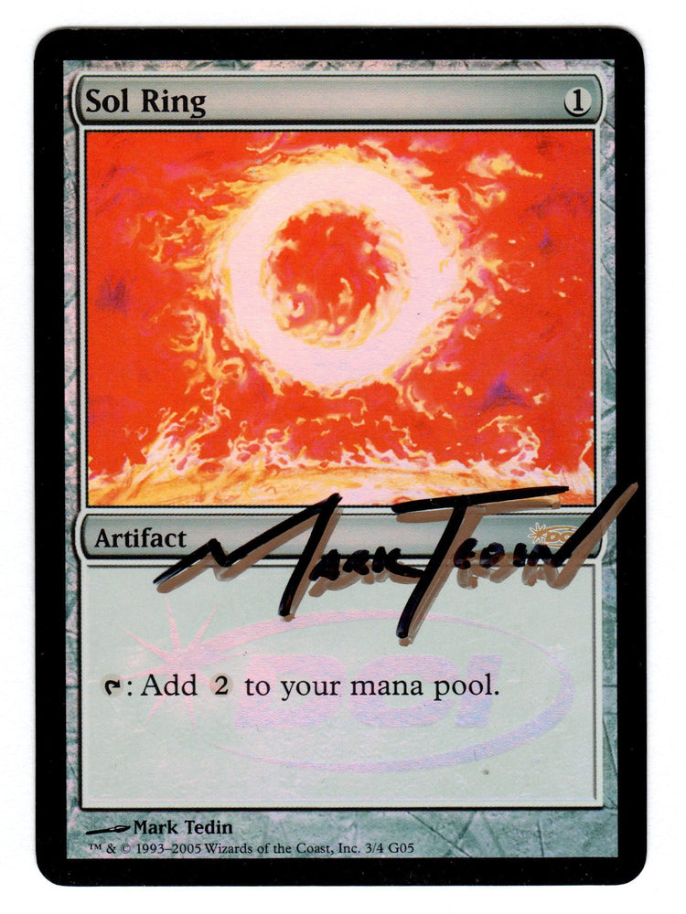 Scan HV-0169 - Sol Ring (Signed - Judge Foil