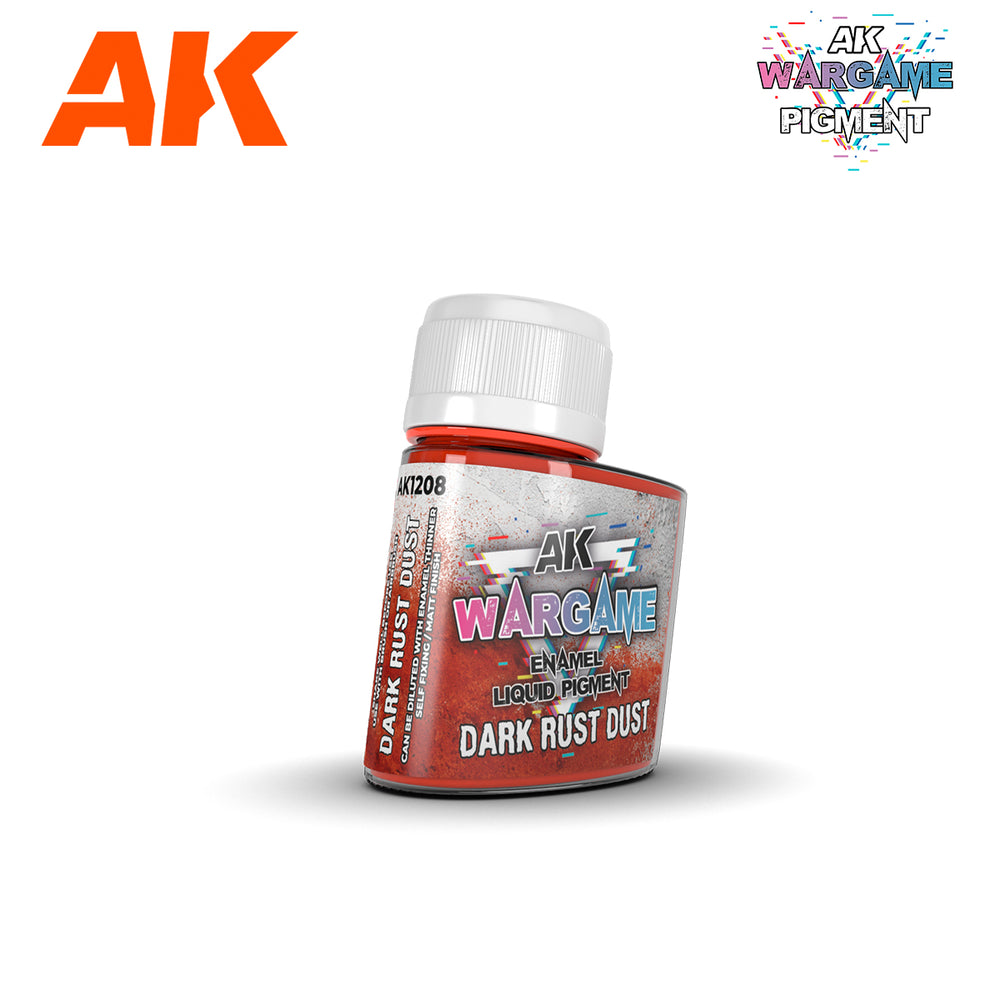 AK Interactive Dark Rust Dust Liquid Pigment AK1208