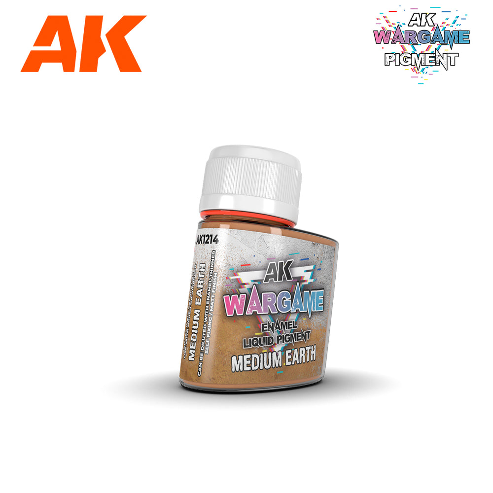 AK Interactive Medium Earth Pigment AK1214