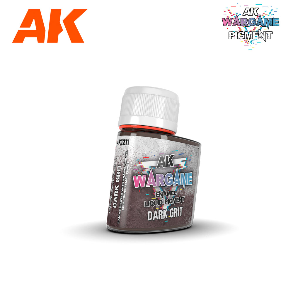 AK Interactive Dark Grit Pigment AK1211