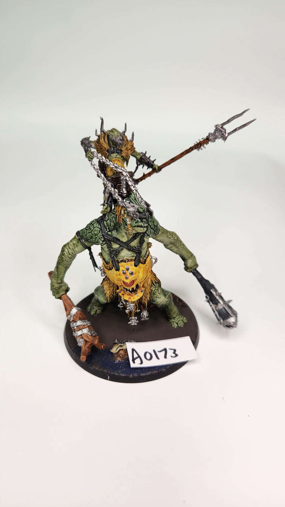 KRUELBOYZ - Breaka-boss on Mirebrute Troggoth (B) - AGE OF SIGMAR