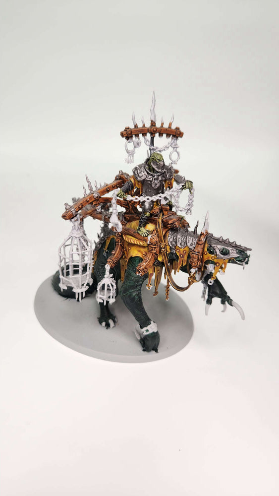 KRUELBOYZ - SNATCHABOSS ON SLUDGERAKER BEAST - AGE OF SIGMAR