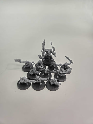 ORKS - RUNTHERD AND GRETCHIN - WARHAMMER 40K (A0812)