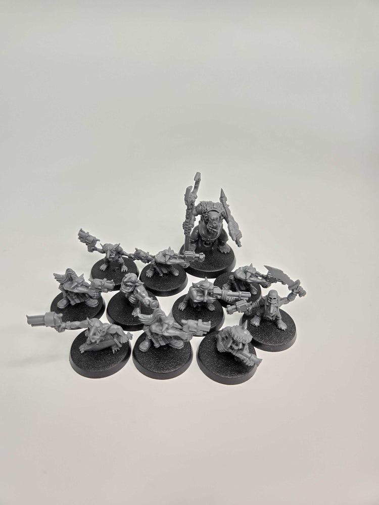 ORKS - RUNTHERD AND GRETCHIN - WARHAMMER 40K (A0814)