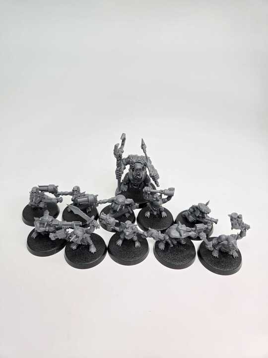 ORKS - RUNTHERD AND GRETCHIN - WARHAMMER 40K (A0816)