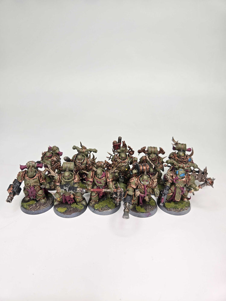 DEATH GUARD - PLAGUE MARINES (10) - WARHAMMER 40K (A0566)