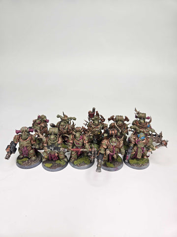 DEATH GUARD - PLAGUE MARINES (10) - WARHAMMER 40K (A0566)