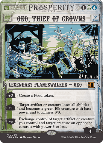 Oko, Thief of Crowns [Outlaws of Thunder Junction: Breaking News]