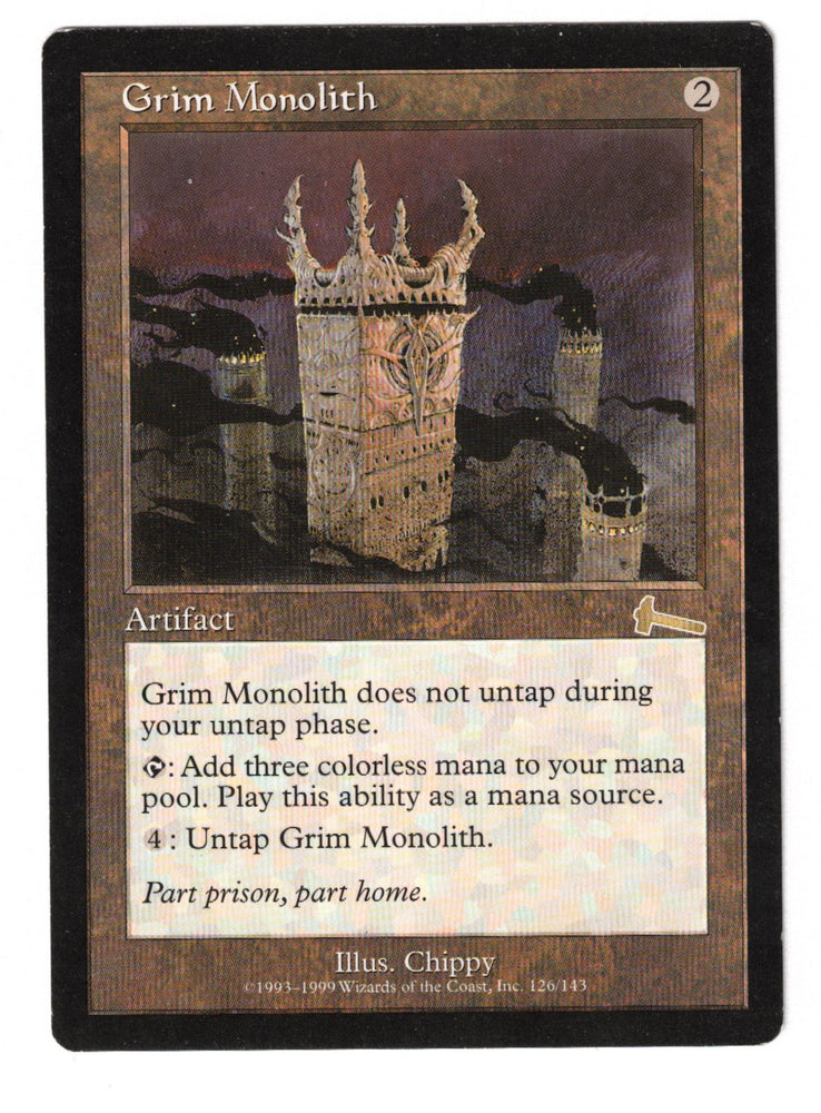 Scan #257 Grim Monolith - Urza's Legacy