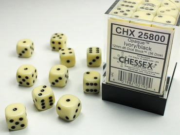 Chessex Opaque D6 36pack Dice