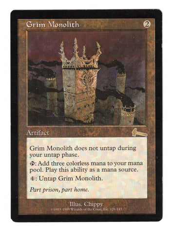 Scan #258 Grim Monolith - Urza's Legacy