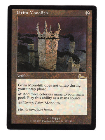 Scan #259 Grim Monolith - Urza's Legacy