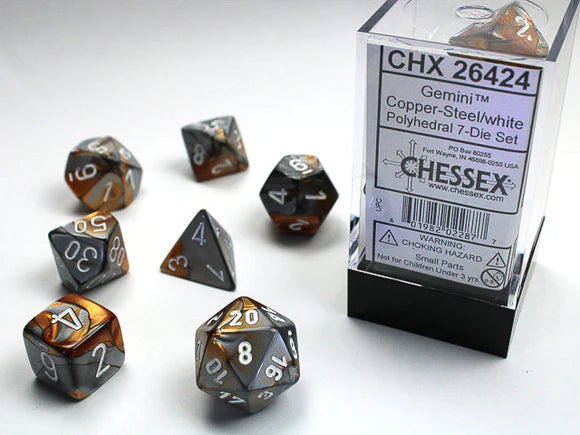 Chessex Gemini Polyhedral 7 Die Set