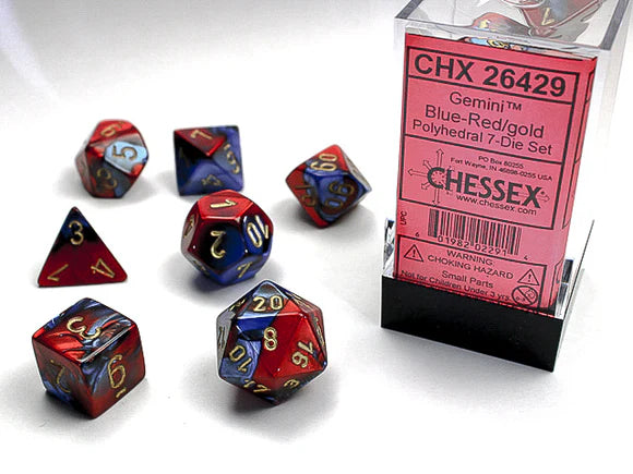Chessex Gemini Polyhedral 7 Die Set