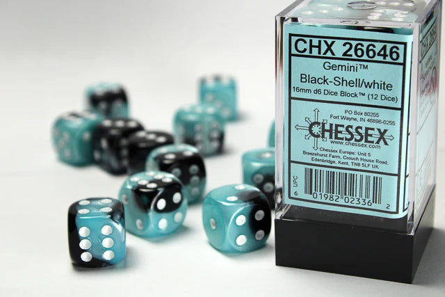 Chessex Gemini D6 12pack Dice