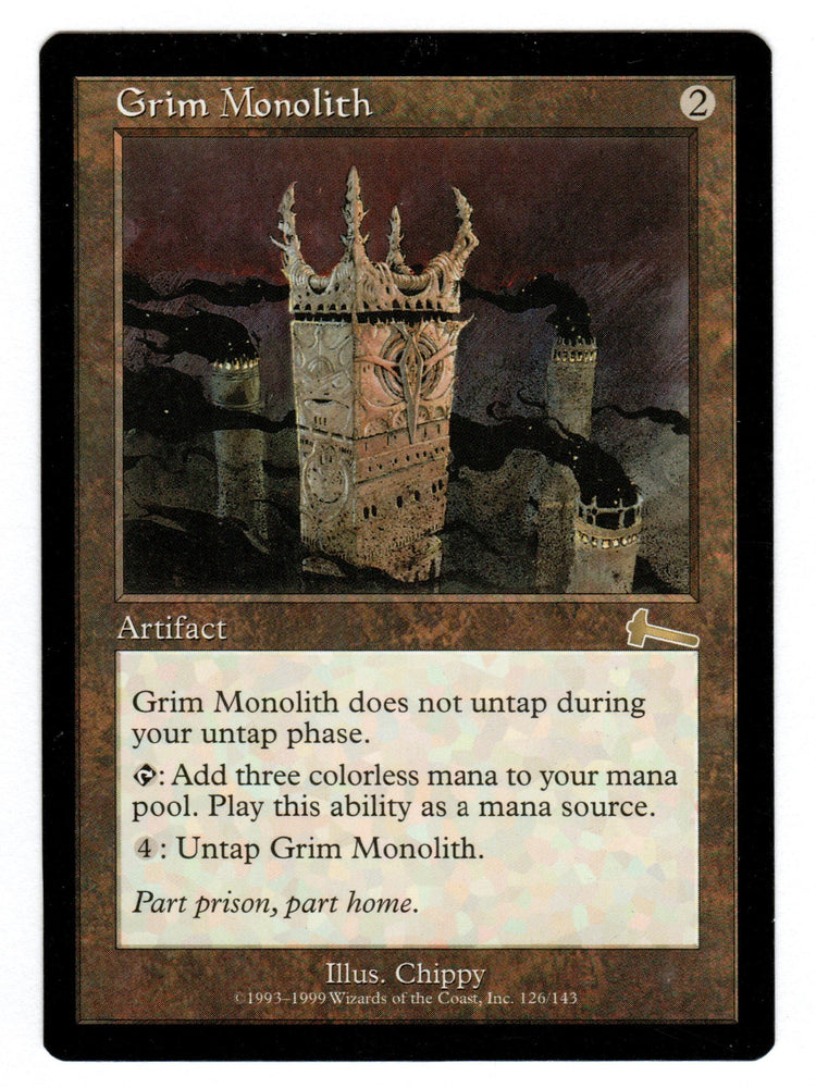 Scan #311 - Grim Monolith - Urza's Legacy