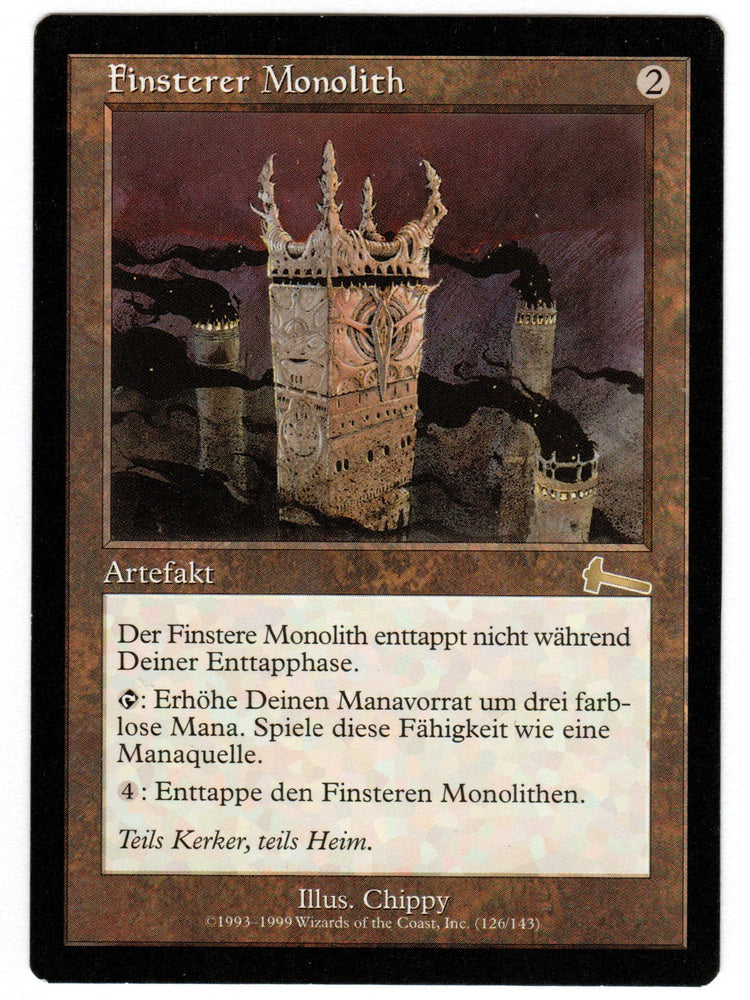 Scan #316 - Grim Monolith - Urza's Legacy (German)