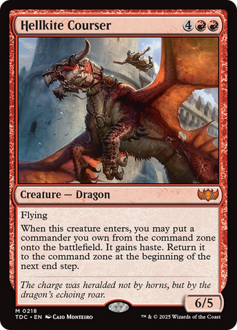 Hellkite Courser [Tarkir: Dragonstorm Commander]