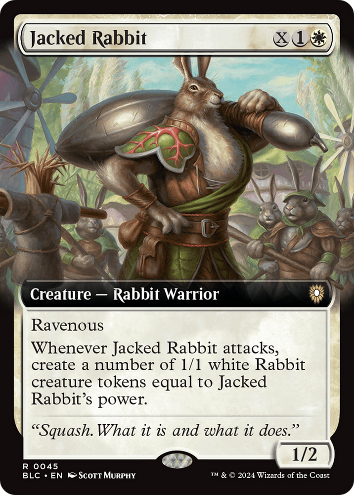 Jacked Rabbit (Extended Art) [Bloomburrow Commander]