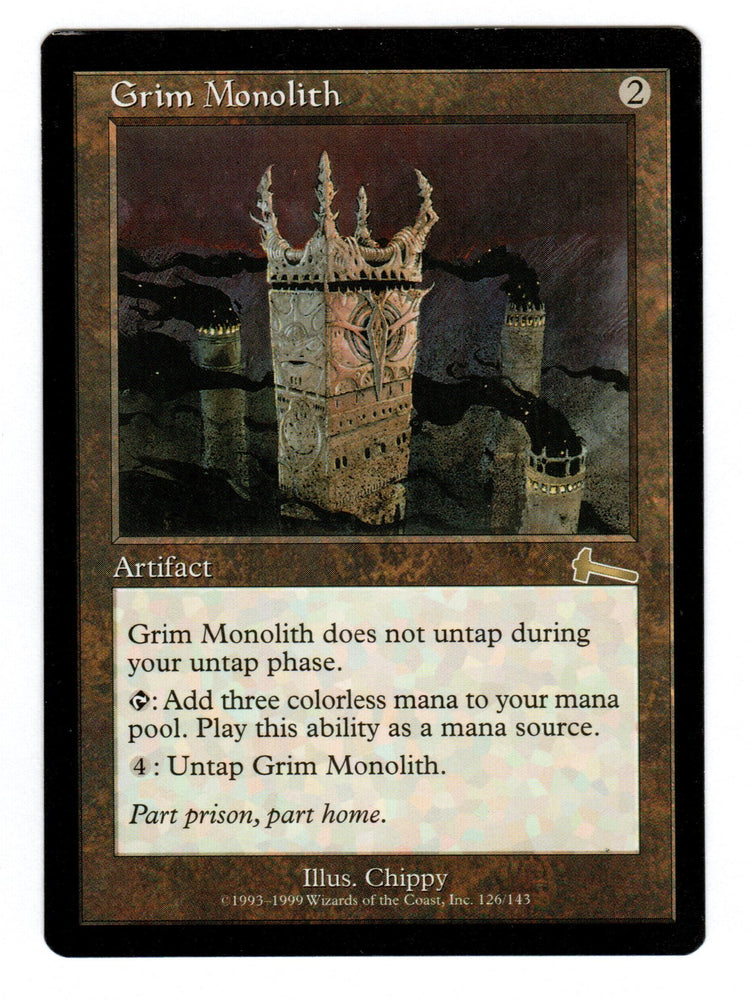 Scan #341 - Grim Monolith - Urza's Legacy