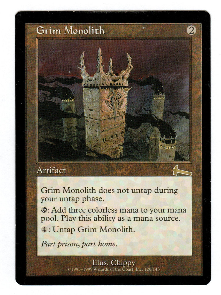 Scan #343 - Grim Monolith - Urza's Legacy