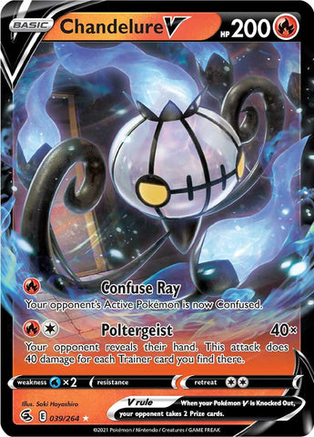 Chandelure V (039/264) [Sword & Shield: Fusion Strike]